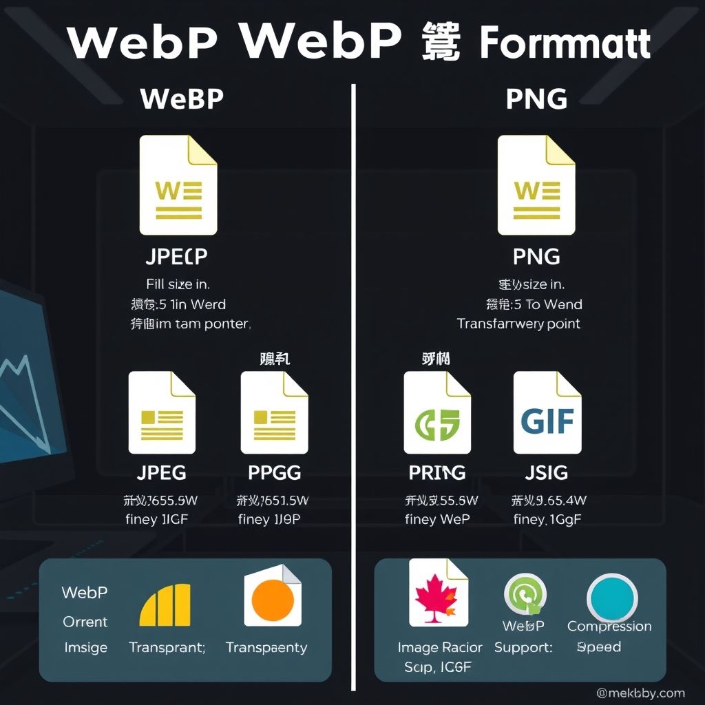 เปรียบเทียบ WebP กับรูปแบบอื่น